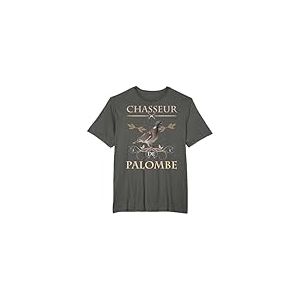 Homme Chasseur De Palombe Cadeau Chasse Pour Papa Papy T-Shirt