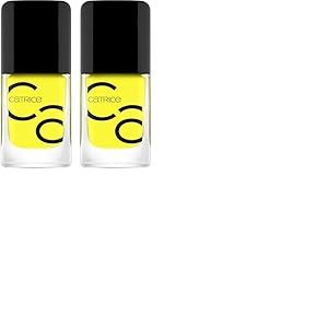 Catrice CATRICE ICONAILS Vernis à ongles gel Lacquer n° 171, jaune, durable, brillant, sans acétone, végétalien, sans particules de microplastique, sans conservateur, 10,5 ml (Lot de 2)
