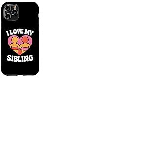 J'aime le cœur de mon frère Embrasse l'unité Coque pour iPhone 11 Pro