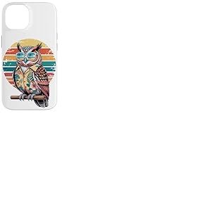 Rétro Hibou Lunettes Hawaï Plage Été Vacances Coque pour iPhone 14