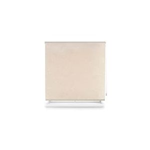 INTERBLIND Store occultant Premium Dimensions 120 x 230 cm - Store Enrouleur Facile au Mur ou au Plafond - Taille Tissu 117 x 225 cm - Store Beige