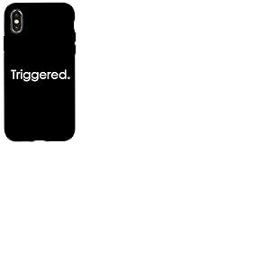 D&eacute;clencheur de Meme d&eacute;clencheur d'avertissement dr&ocirc;le Cadeau Gag d&eacute;clench&eacute; Meme Coque pour iPhone X/XS