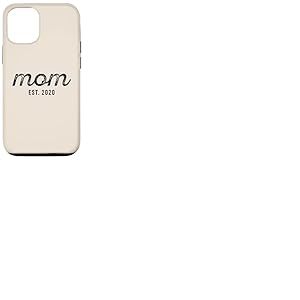 Maman Est 2020 Personnalis&eacute; Maman Personnalis&eacute; F&ecirc;te des M&egrave;res Personnalis&eacute; Coque pour iPhone 12/12 Pro