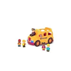 B. toys - Boogie Bus - Bus scolaire jaune interactif - Lumières et sons - Autobus scolaire pour tout-petits et enfants - Conducteur et passagers - 18 mois et +