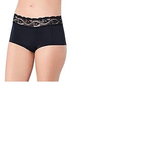 Triumph Lovely Micro Short Boxer, Black, XL Femme