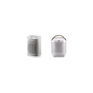 Rowenta Instant Comfort Aqua Chauffage soufflant, Usage salle de bain & De'Longhi hfx30 C18 IW zptc160 verticale, blanc nacré