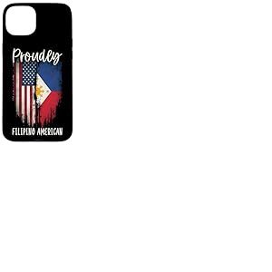 Moitié philippin moitié Drapeau américain américain philippin américain Coque pour iPhone 15 Plus
