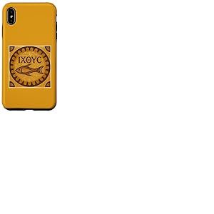 Ichthys Poisson Symbole Embl&egrave;me Chr&eacute;tien Pr&eacute;coce pour J&eacute;sus Christ Coque pour iPhone XS Max