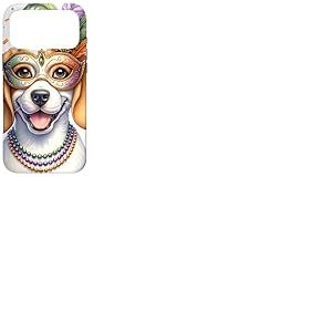 Chien en Porcelaine Mardi Gras Coque pour iPhone 17 Pro Max
