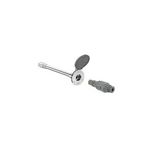 Aquor House Hydrant V1+ Robinet d'extérieur anti-gel avec connexion rapide et anti-siphon, système anti-gel, 30,5 cm, gris ardoise