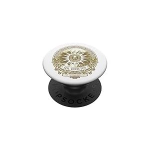 Sol Invictus Invincible Sun Invincible Sun Invincible Solar Deity PopSockets PopGrip Adh&eacute;sif