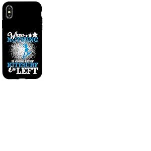 Kitesurf Kiteboarder Kitesurf Kitesurf Coque pour iPhone X/XS