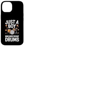 Just a Boy Who Loves to Play Drums Coque pour iPhone 14