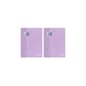Oxford Cahier European Book A4 Mauve 5 Unit&eacute;s (Lot de 2)