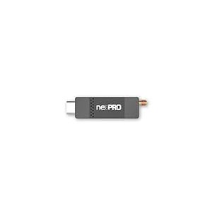NexPRO Stick - Décodeur numérique terrestre, DVB-T2, Noir, économie d'énergie en utilisant l'alimentation du téléviseur, télécommande 2 en 1, idéal pour Les téléviseurs muraux