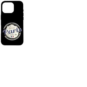 Paris France Tour Eiffel Vintage Souvenir Coque pour iPhone 16 Pro