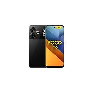 POCO Smartphone M6, 6Go 128Go Noir, MediaTek Helio G91, écran 6,79", caméra Principale 108MP, 5030mAh 33W (Version Française + 2 Ans de Garantie)