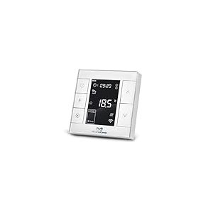 MCO Home Thermostat pour Chauffage à Eau Intelligent avec capteur d'humidité sans Fil, Blanc, MH7H-WH