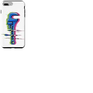 Glitch Art Plombier Clé Tuyauterie Tuyau Drain Coque pour iPhone 7 Plus/8 Plus