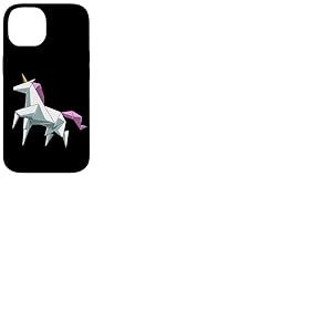 Jolie Licorne en Origami Japon Coque pour iPhone 14