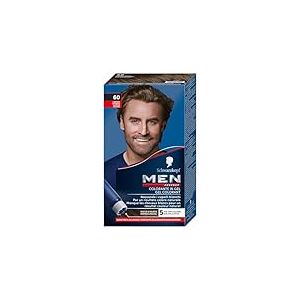 Schwarzkopf - Men Perfect - Gel Colorant Anti-Cheveux Blancs Homme - Résultat Naturel – Application rapide et facile - Sans Ammoniaque -Châtain Naturel 60