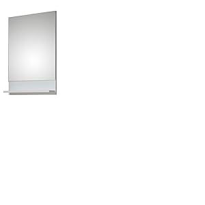 Pelipal 359 Piolo Miroir avec Étagère Décor Bois Blanc Brillant 10,0 x 50,0 x 70,0 cm