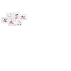Deknudt Frames S66RK1-P5 Cadre Multi-Photos pour 5 Photos Blanc 10 x 15 cm