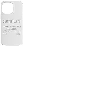 Certificat Cliffside Bootcamp &mdash; &Eacute;dition Party & Vegas 2025 Coque pour iPhone 14 Pro Max