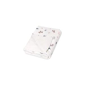 Julius Zöllner Couverture d'hiver en Jersey Taille 70100, Couverture Enfant | Fabriqué en Allemagne | Jersey 100% Coton | Certifié Oeko-Tex Standard 100 | Little Fox