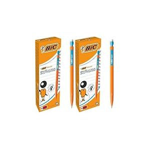 BIC Matic Strong Porte-Mines 0,9 mm HB, Parfait pour l'Ecole et au Bureau, Couleurs Assorties, Bo&icirc;te de 12 (Lot de 2)