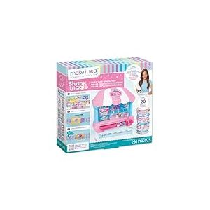 Make It Real 2901758 Shrink Magic Candy Shop Kit de bracelets DIY avec film rétractable et bracelet à bricoler soi-même