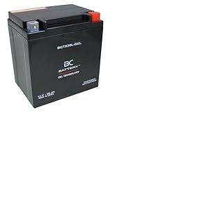 BC BATTERY Batterie de d&eacute;marrage pour moto avec GEL 12V 30Ah BCTX30L-GEL Moto&Scooter, sans entretien, scell&eacute;e, pr&eacute;charg&eacute;e, similaire &agrave; YIX30L-BS