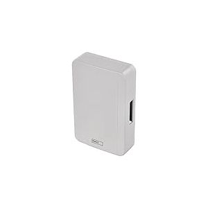 EMOS Sonnette de porte à 2 fils - Sonnette de porte classique - Blanche - 1 mélodie Ding-Dong - Volume 85 dB - Avec fil - Montage mural - Rectangulaire - 230 V