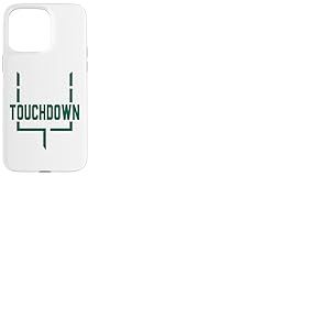Touchdown pour les fans de football qui aiment les journées de jeu Coque pour iPhone 15 Pro Max