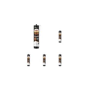 Pattex PRO90 Fixotac, Colle de Fixation Type N&eacute;opr&egrave;ne, tous Support, Int&eacute;rieur et Ext&eacute;rieur, Beige, Cartouche de 350 G (Lot de 5)