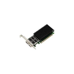 KALEA-INFORMATIQUE Carte contrôleur réseau PCIe pour Serveur ou PC Dual 100G QSFP28 2 Ports. Chipset Mellanox ConnectX 4. Support 100GbE 56GbE 50GbE 40GbE 25GbE 10GbE 1GbE