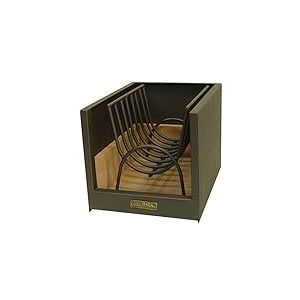 Imex El Zorro 71485-Tiroir &agrave; bois avec brique r&eacute;fractaire 33 x 45 x 32 cm Barbecue &agrave; bois et charbon de bois noir