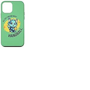 Handball Ballon de handball Chat-chattes Joueuse de handball Coque pour iPhone 12 mini