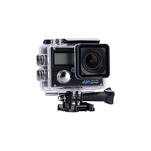 NK Caméra Sportive 4K - Caméra d'action sous-Marine Ultra HD, 16 MP, Double écran, Batterie 900 mAh, boîtier étanche 30 m, 30 fps, Grand Angle 170°, WiFi (avec télécommande)