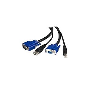 StarTech.com C&acirc;ble pour switch KVM USB VGA de 3 m (SVUSB2N1_10)