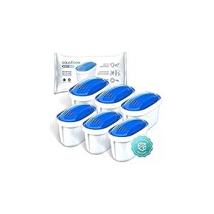 Aquafloow Maximag 6x Cartouches De Filtre À Eau Au Magnésium | Les Filtres Nettoient L'eau | Convient À Tous Les Filtres Dafi Unimax Aquaphor A5 Brita Maxtra+ Philips AWP212/10