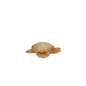 Romimex Figurine décorative Beige Naturel en polyrésine Tortue 16 x 6 x 20 cm