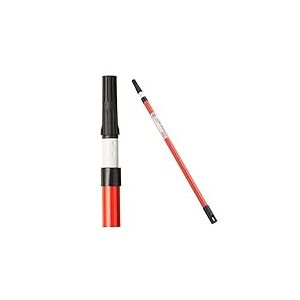 ProDec Contractor Manche télescopique 0,75 m - 1,4 m pour montures de rouleau, fermeture quart de tour, compatible avec les montures à visser et à emboîter