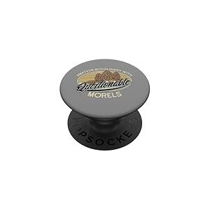 Mycologue Amateur aux morilles douteuses PopSockets PopGrip Adh&eacute;sif