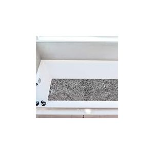 COSYLAND Tapis de Douche Antidérapant 40x100 cm - Tapis de Bain Sécurité Confortable en PVC Luffa - Séchage Rapide avec Trous de Drainage - pour Salle de Bain et Zones Humides Découpable - Noir/Blanc