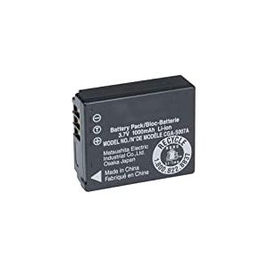 Amsahr BT-PANCGAS007-1CT Numérique Remplacement Caméra/Caméscope Batterie pour Panasonic Cga-S007/S007A1B/S007E/Cgr-S007A1B/S007E Gris