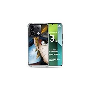 Cokitec Coque Renforcée pour Xiaomi Redmi Note 13 Pro 5G Manga Naruto Blanc