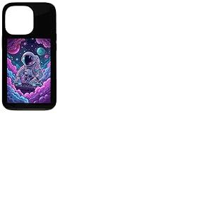 Galactic Groove DJ's Space Adventure Astronaute Moon Music Coque pour iPhone 13 Pro