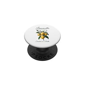 Limoncello Liqueur de citron Sunshine dans une bouteille Fun Fruit Moms PopSockets PopGrip Adhésif