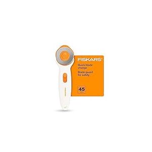 Fiskars Premium Stick Cutter rotatif Blanc 45 mm